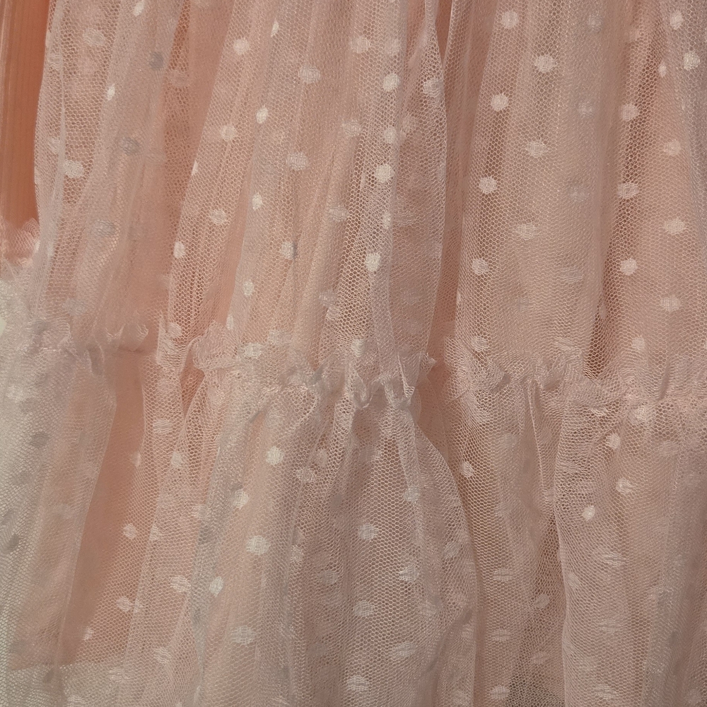 Joyful Moments Pink Reindeer Tulle Bow Dress - Picture 2 of 6